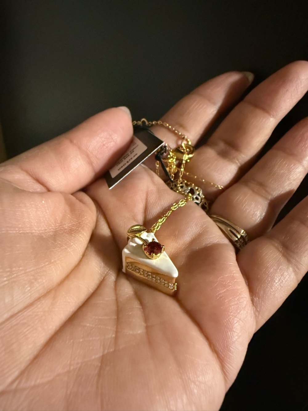 Kate Spade Pastry Shop Cake Pendant